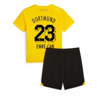 Dětský fotbalový dres Borussia Dortmund Emre Can #23 2023-24 Domácí Krátký Rukáv (+ trenýrky)